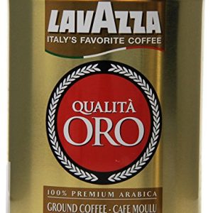 Lavazza Qualita Oro Ground Coffee, 8.8-Ounce Cans