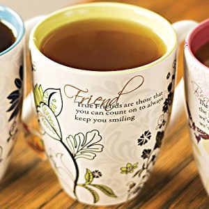 Mark My Words Friends Mug, 4-3/4 Inch, 20-Ounce Capacity