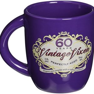 Laid Back CF12044 60th Birthday Vintage Vixen Ceramic Mug, 12-Ounce