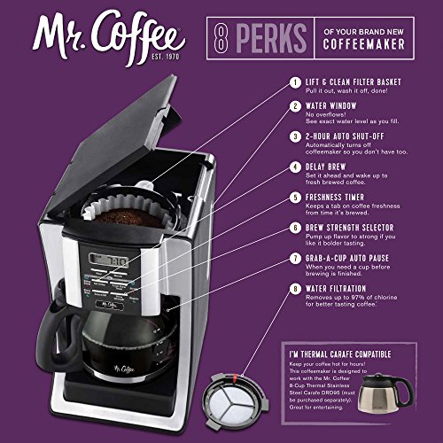 Mr. Coffee Optimal Brew BVMC-PSTX91WE - Coffee maker - 10 cups