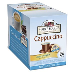 Grove Square Cappuccino, Single Serve Cup for Keurig K-Cup Brewers