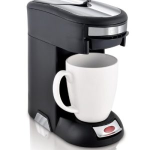 Café Valet Black/Silver Single Serve Coffee Brewer Starter Kit/Combo, Includes 10-Count