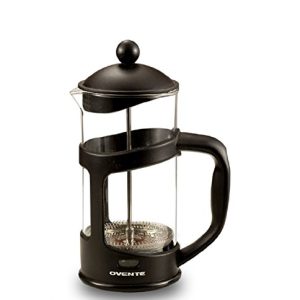 Ovente FPT12B 12 Oz French Press Coffee Maker, Black